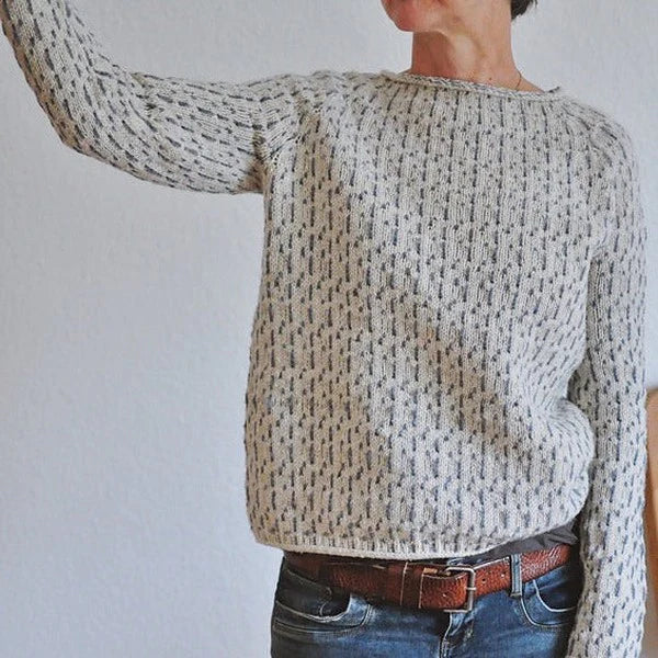 REMI⎮COZY STRUCTURED BOAT NECK SWEATER