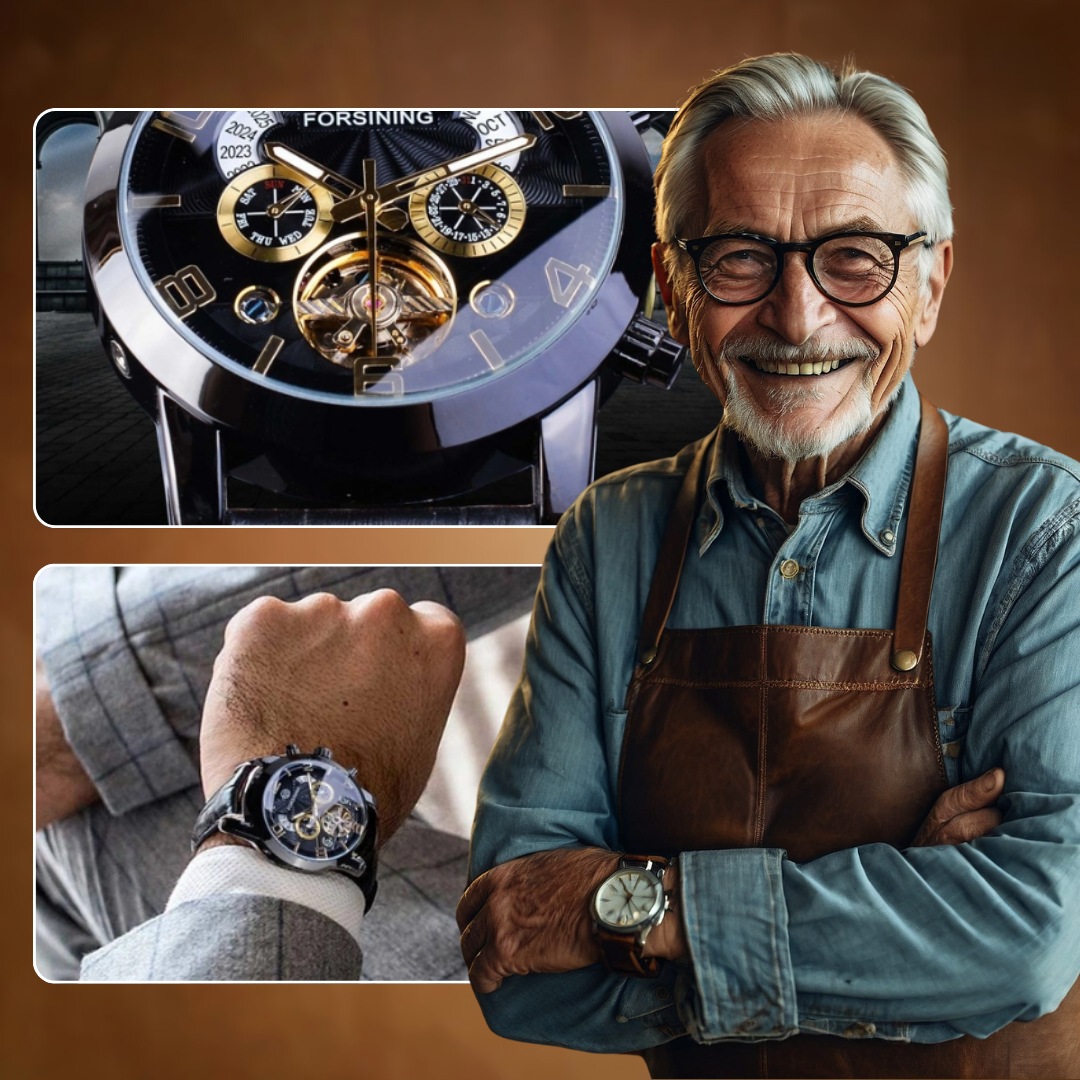 Renley's Classic Tourbillion Automatic Wrist Watch