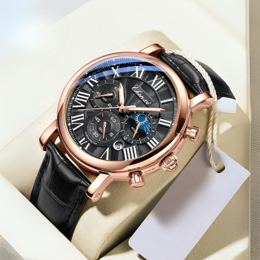 Renley's Slim Luxury Multifunctional Wrist Watch