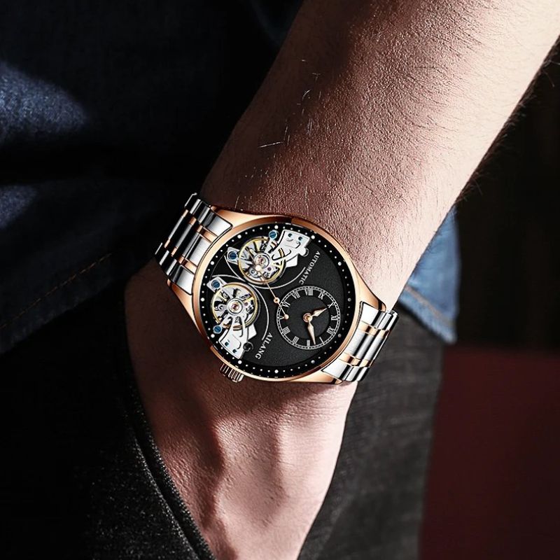 Renley's Double Tourbillon Wrist Watch