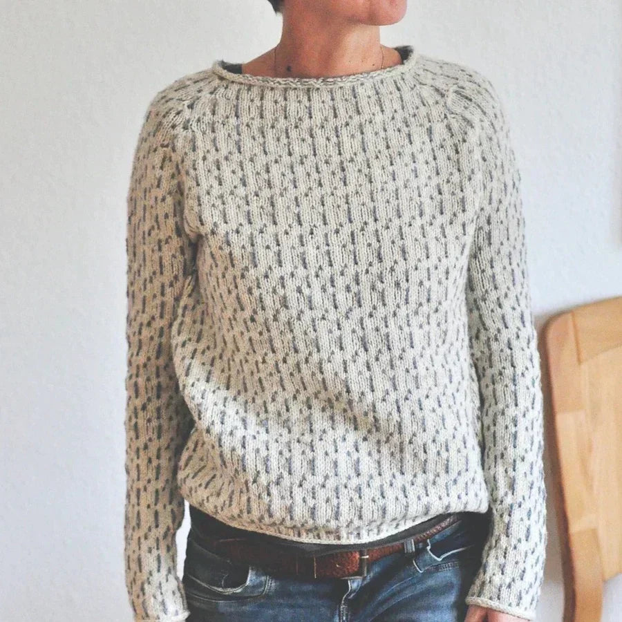 REMI⎮COZY STRUCTURED BOAT NECK SWEATER