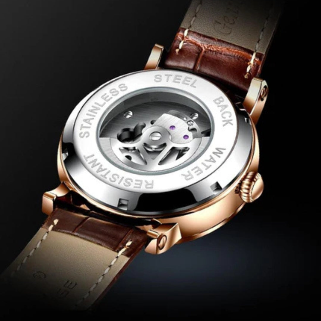 Renley's Skeleton Mechanical Automatic Watch