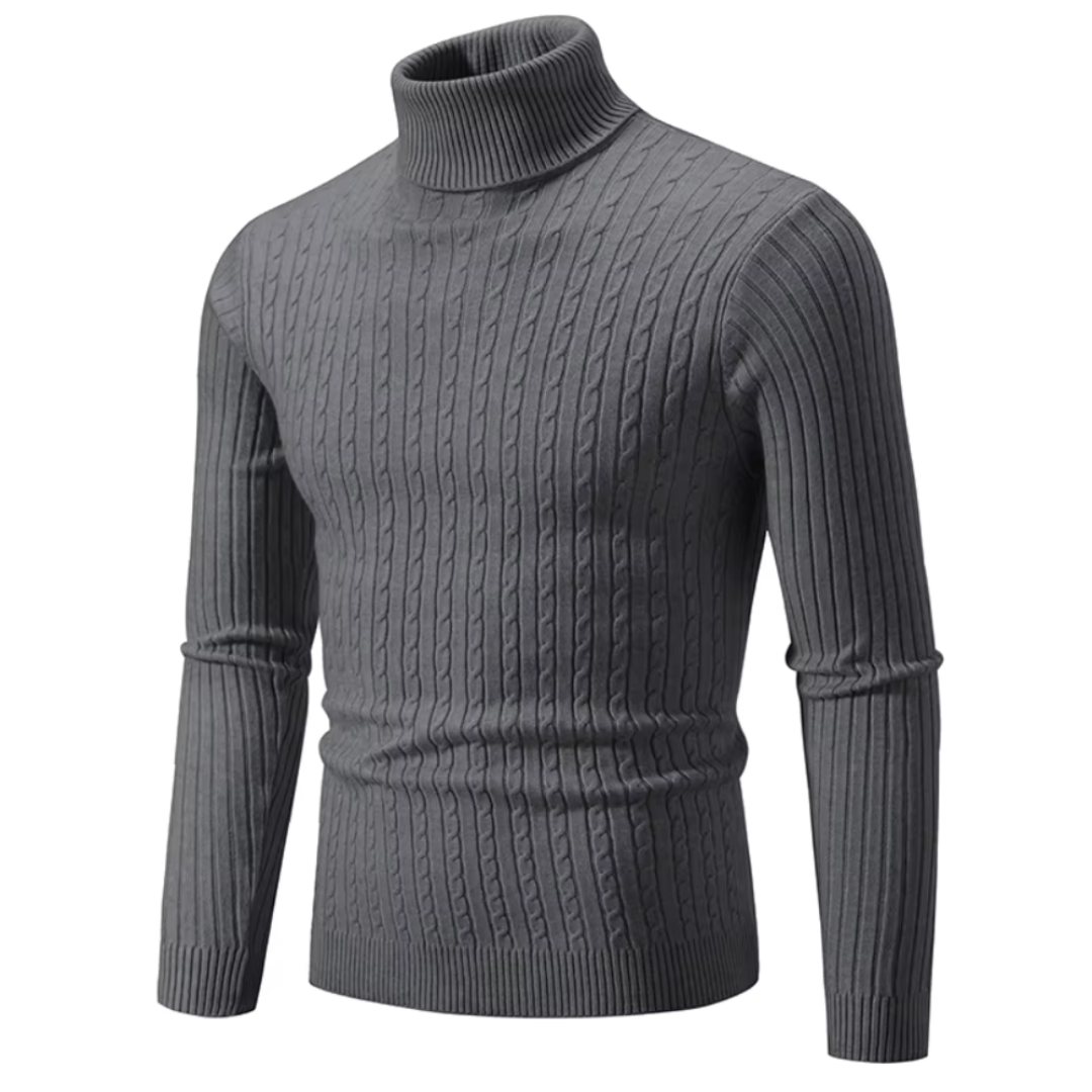 Enzo | Warm knitted turtleneck jumper