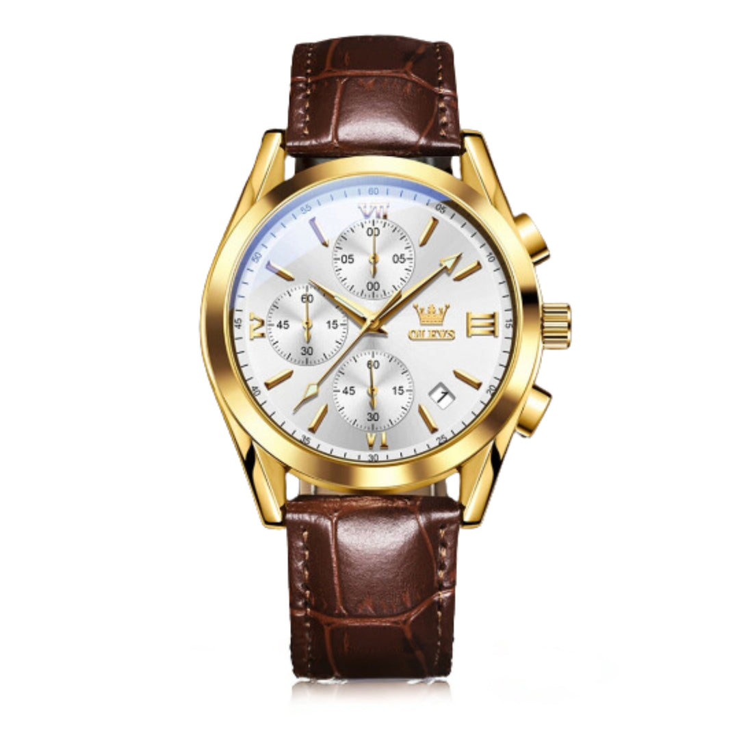 Renley's Luminous Sporty Chronograph Wrist Watch