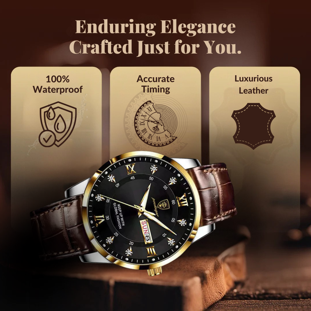 Renley's Elegant Slim Waterproof Wrist Watch