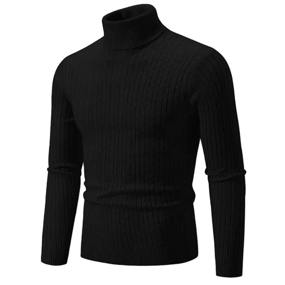 Enzo | Warm knitted turtleneck jumper