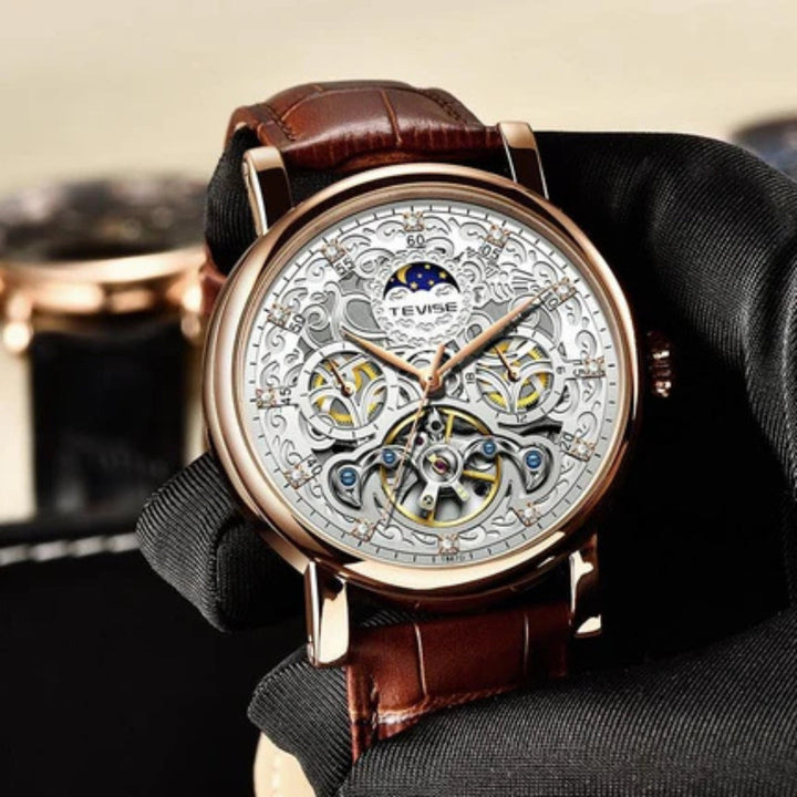 Renley's Skeleton Mechanical Automatic Watch