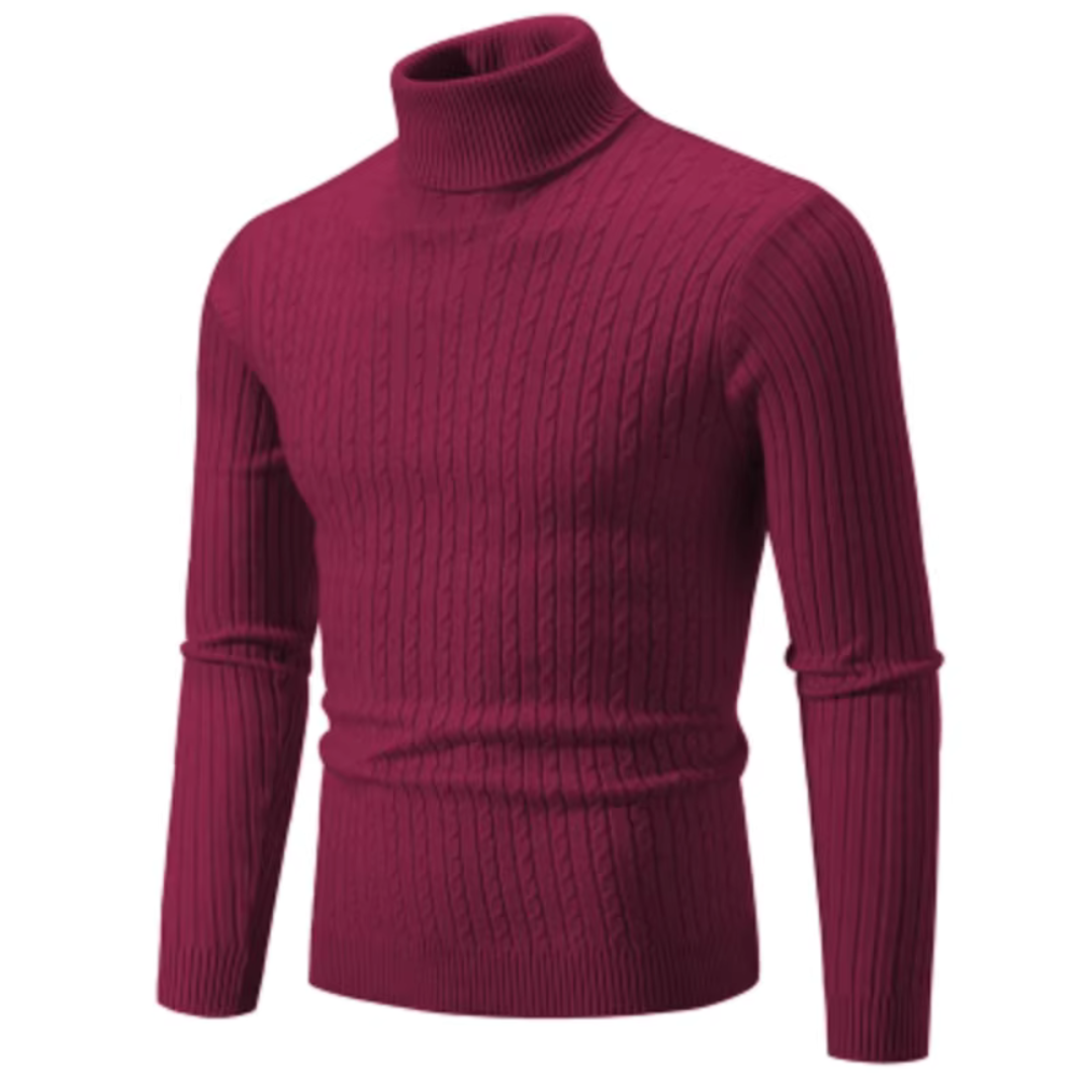 Enzo | Warm knitted turtleneck jumper