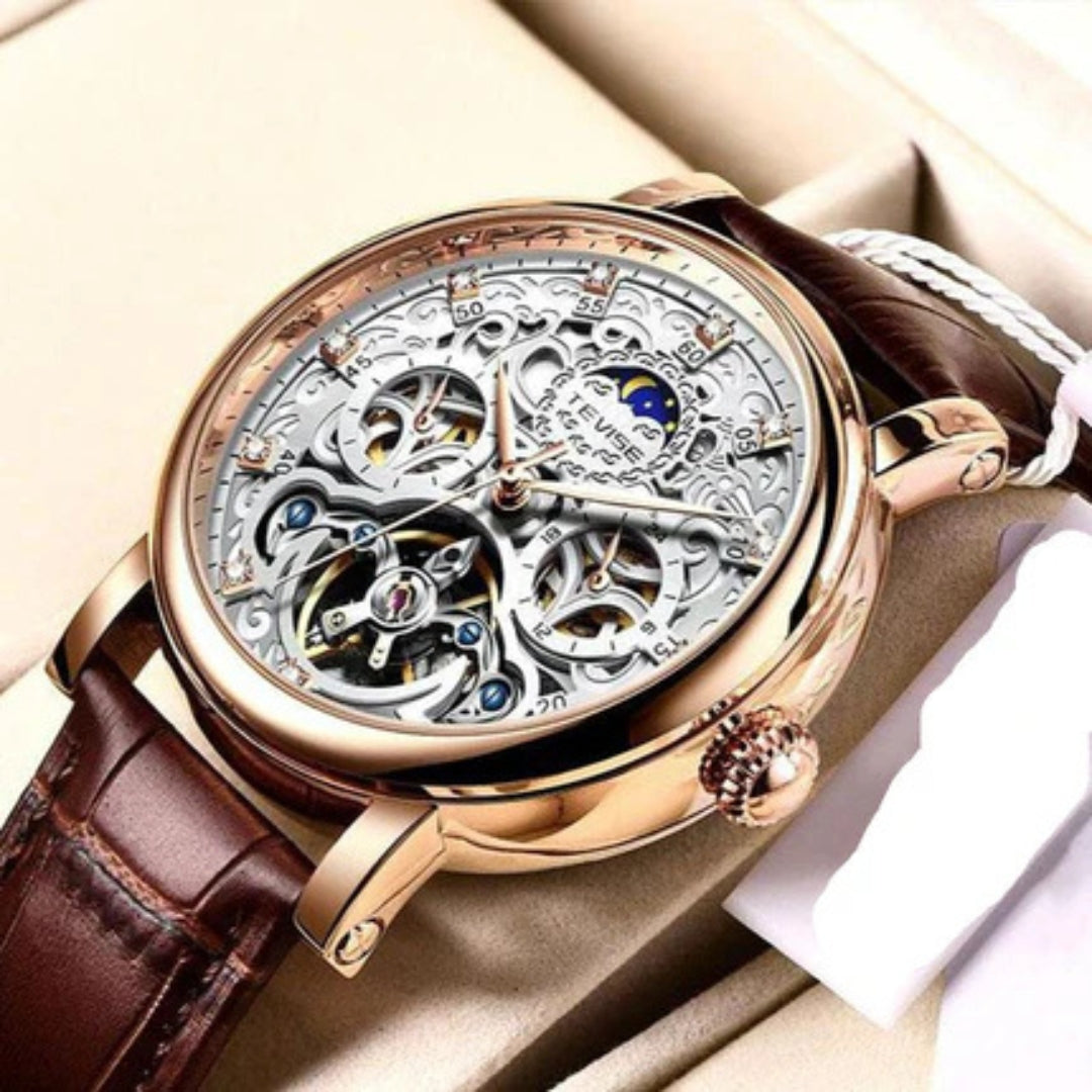 Renley's Skeleton Mechanical Automatic Watch