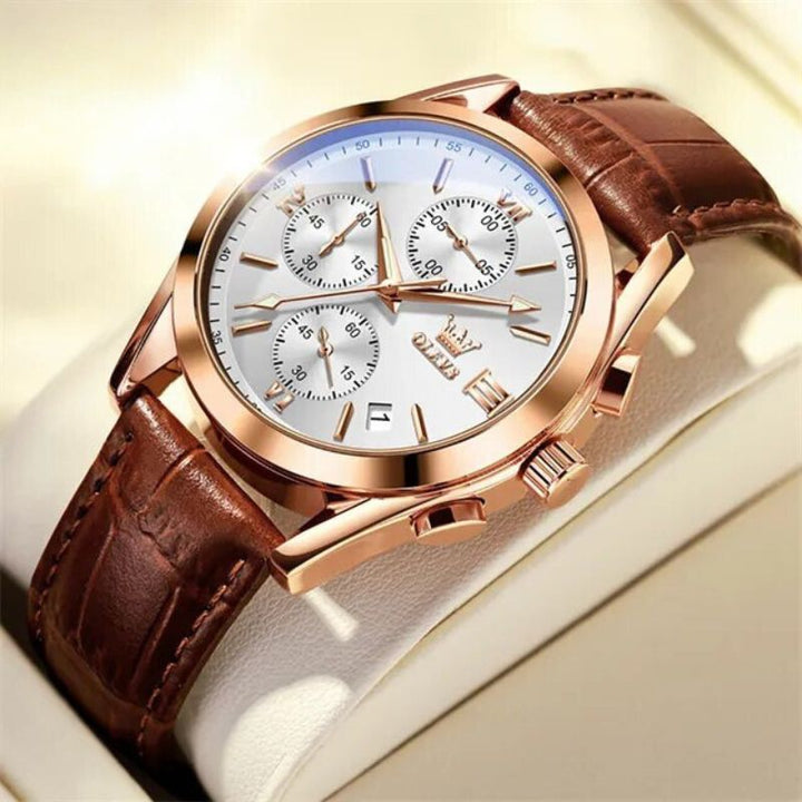 Renley's Luminous Sporty Chronograph Wrist Watch