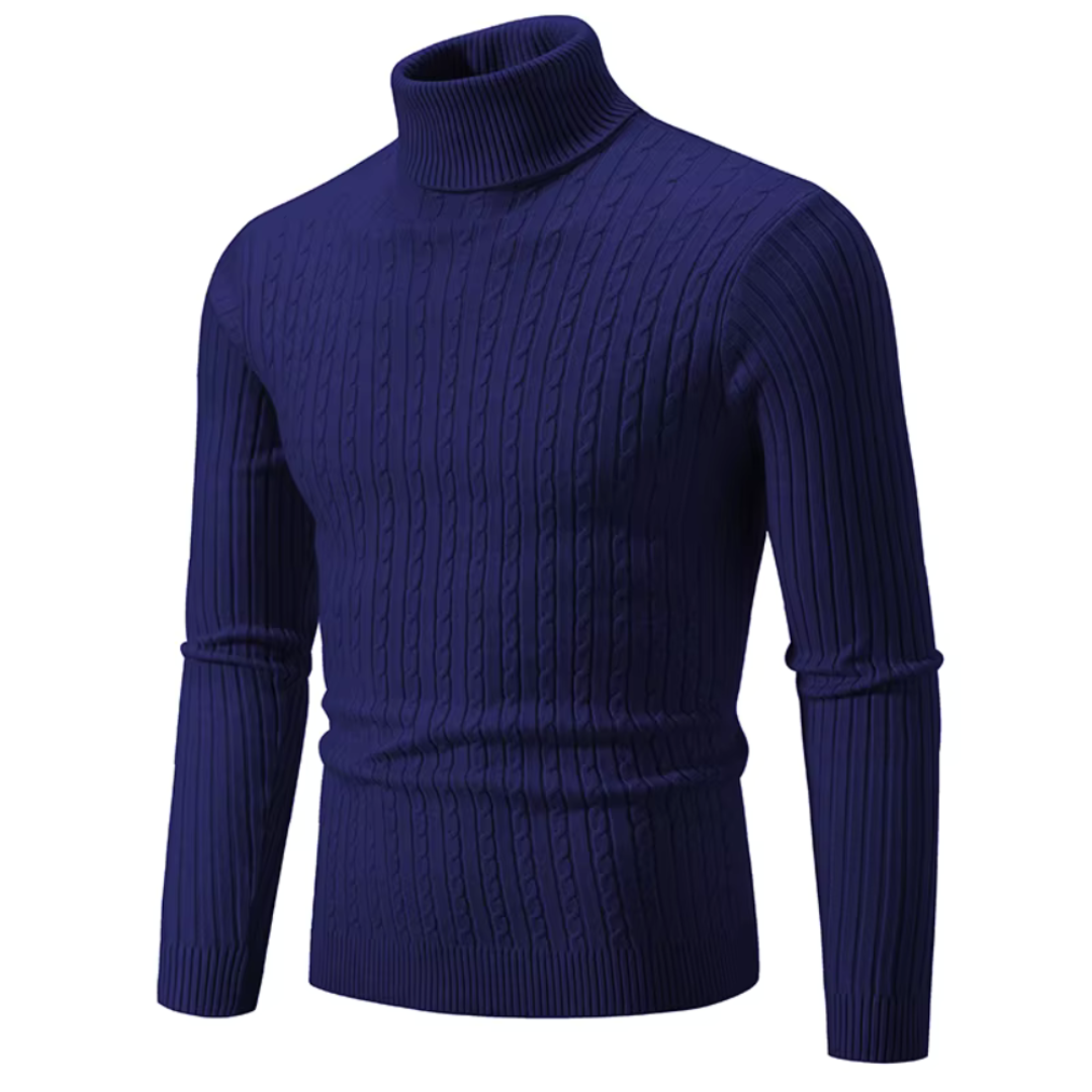 Enzo | Warm knitted turtleneck jumper