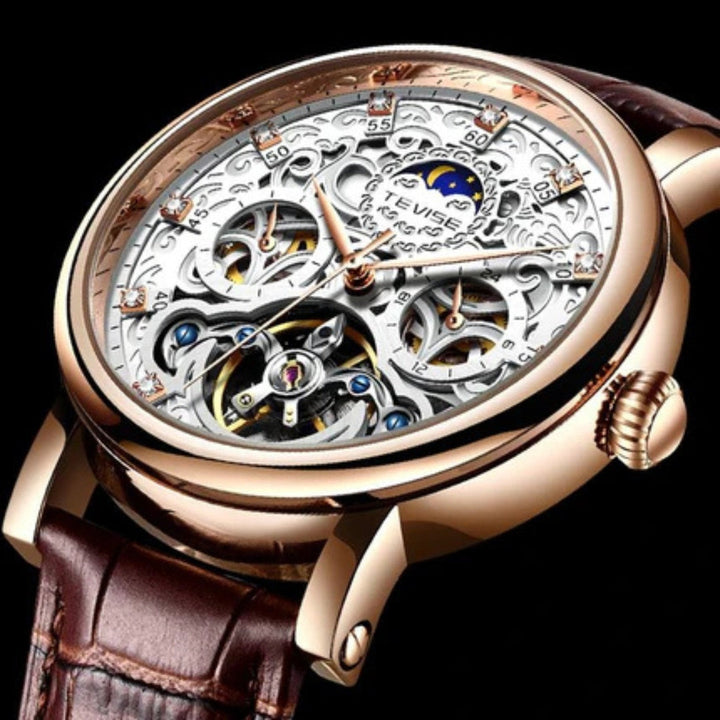 Renley's Skeleton Mechanical Automatic Watch