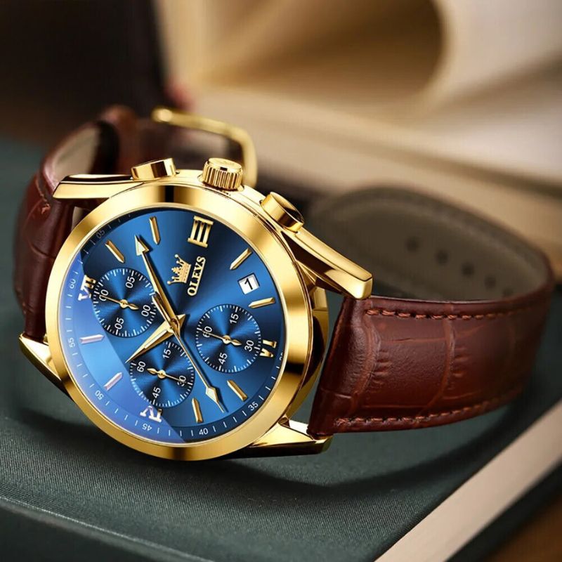 Renley's Luminous Sporty Chronograph Wrist Watch