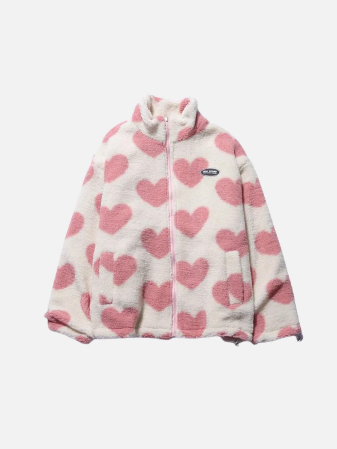 Agate - Double faced heart coat