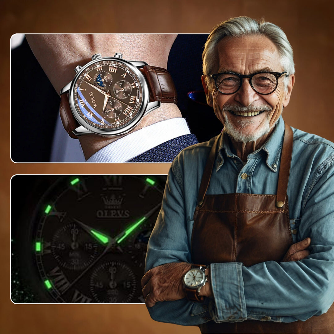 Renley's Aesthetic Bold Military Inspired Wrist Watch