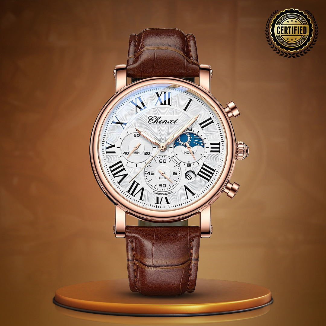 Renley's Slim Luxury Multifunctional Wrist Watch