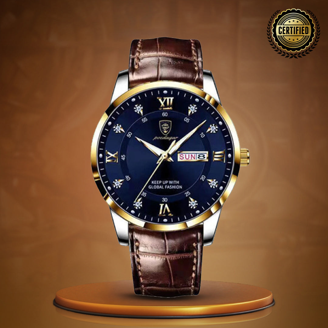 Renley's Elegant Slim Waterproof Wrist Watch