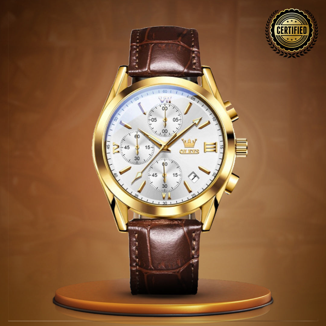 Renley's Luminous Sporty Chronograph Wrist Watch