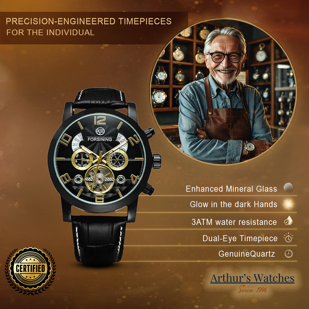 Renley's Classic Tourbillion Automatic Wrist Watch