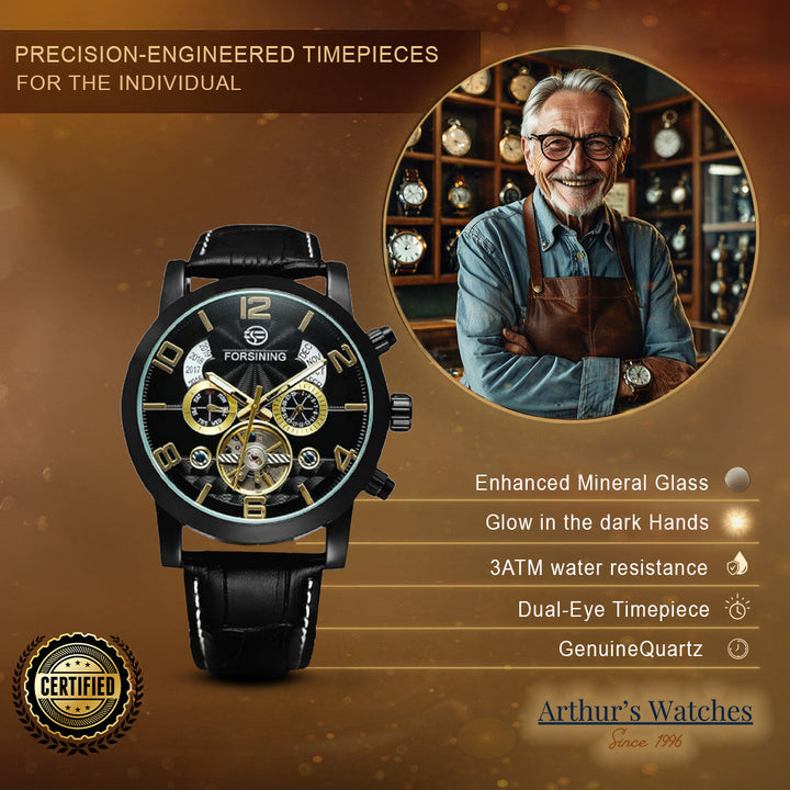 Renley's Classic Tourbillion Automatic Wrist Watch