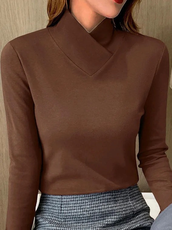 VALERIE⎮ELEGANT TURTLENECK SWEATER WITH HIGH COLLAR