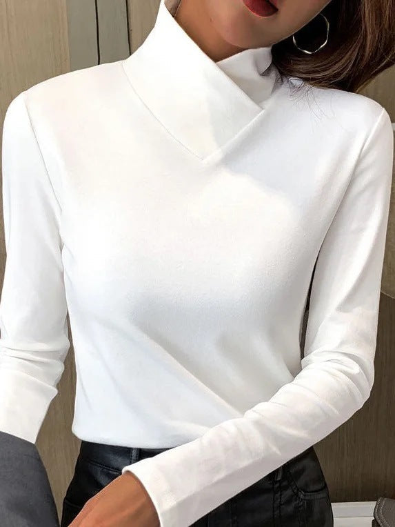 VALERIE⎮ELEGANT TURTLENECK SWEATER WITH HIGH COLLAR