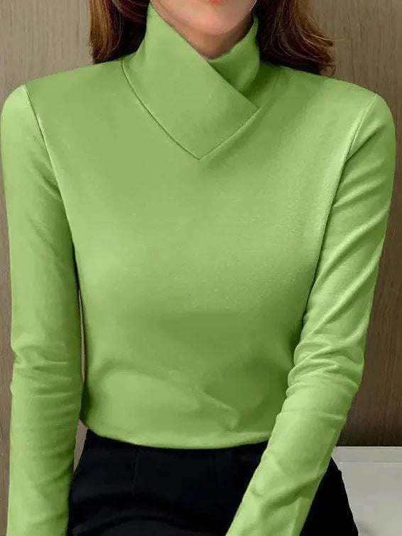 VALERIE⎮ELEGANT TURTLENECK SWEATER WITH HIGH COLLAR