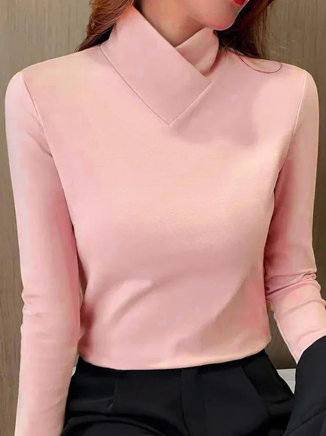 VALERIE⎮ELEGANT TURTLENECK SWEATER WITH HIGH COLLAR