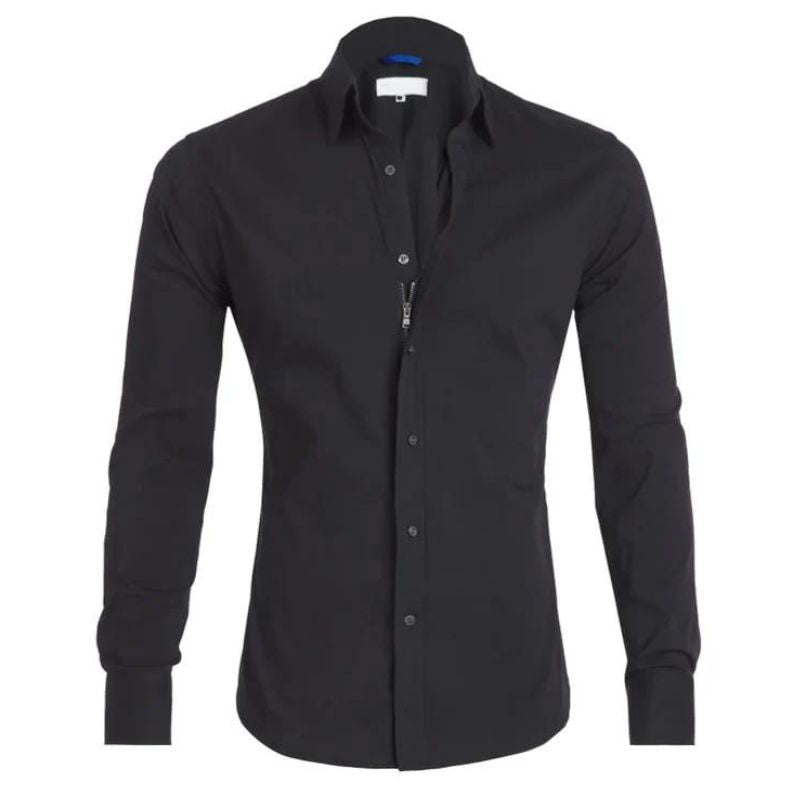 EMILIO | WRINKLE-FREE SHIRT WITH ZIP (1+1 FREE)