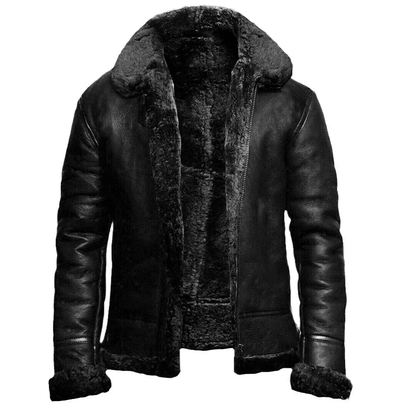 RIVI™ | LEATHER WINTER COAT