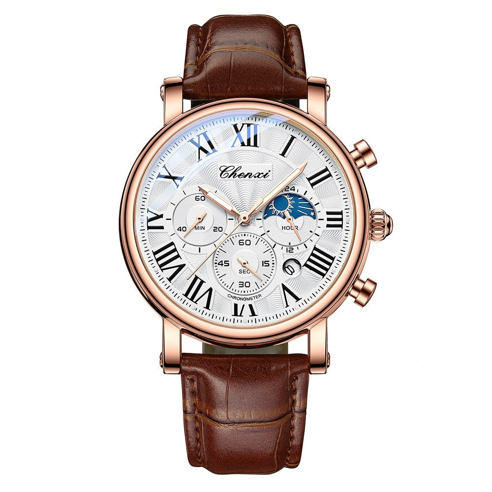 Renley's Slim Luxury Multifunctional Wrist Watch