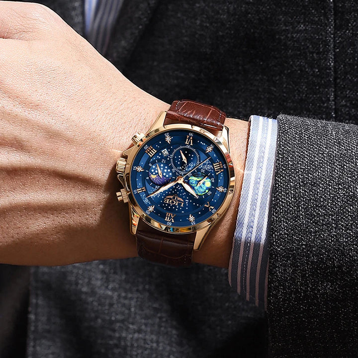 Renley's Celestial Chronograph Wrist Watch