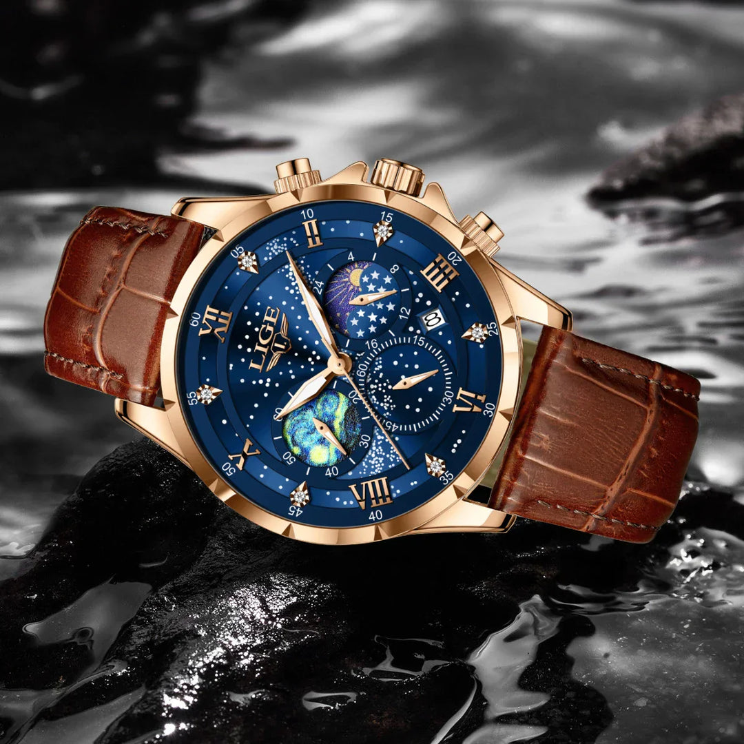 Renley's Celestial Chronograph Wrist Watch