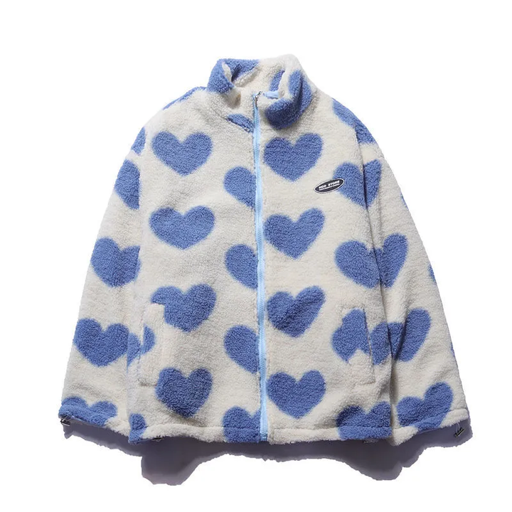 Agate - Double faced heart coat