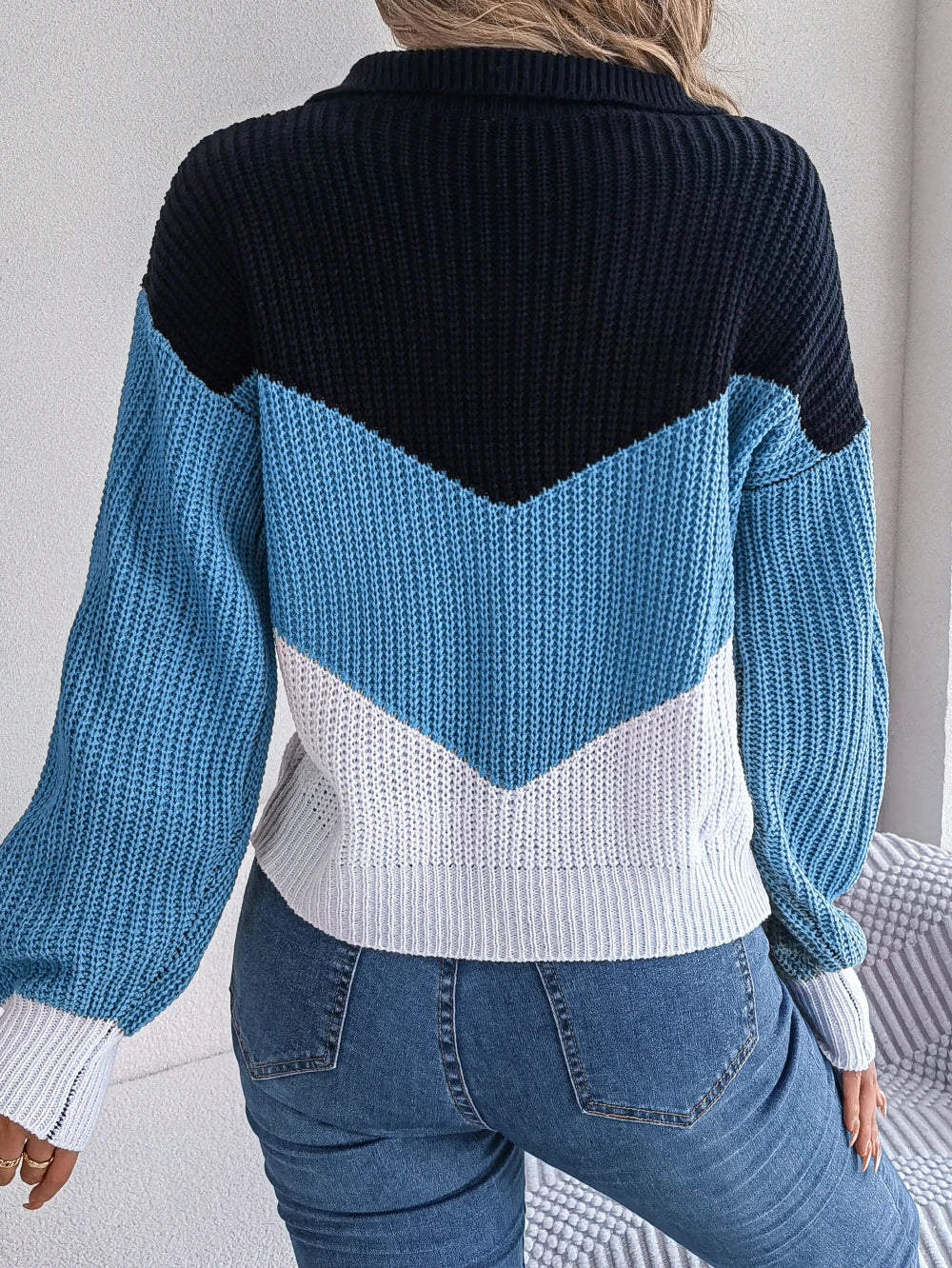 Phaedra™ | Comfortable Patchwork Sweater