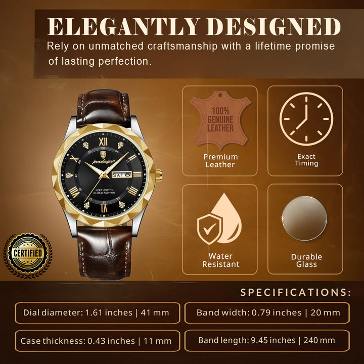 Renley's Classic Charm Luxury Wrist Watch