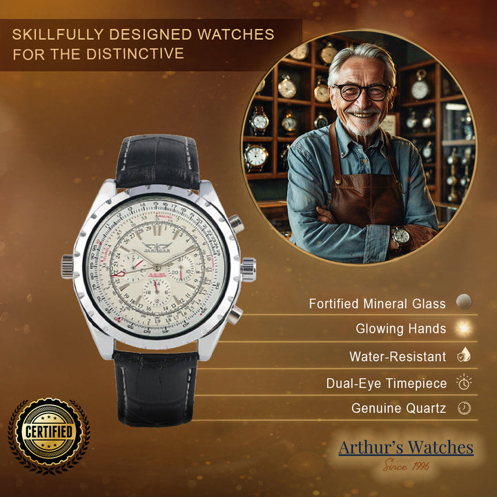 Renley's Military Rotating Bezel Wrist Watch