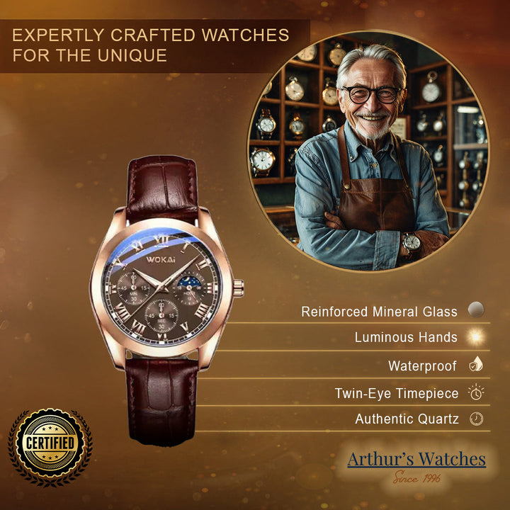 Renley's Aesthetic Bold Military Inspired Wrist Watch