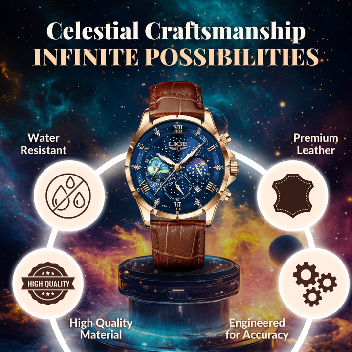 Renley's Celestial Chronograph Wrist Watch