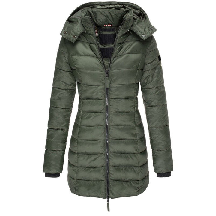 ELONA | Long Warm Down Jacket