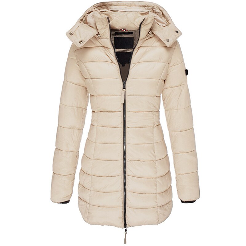 ELONA | Long Warm Down Jacket