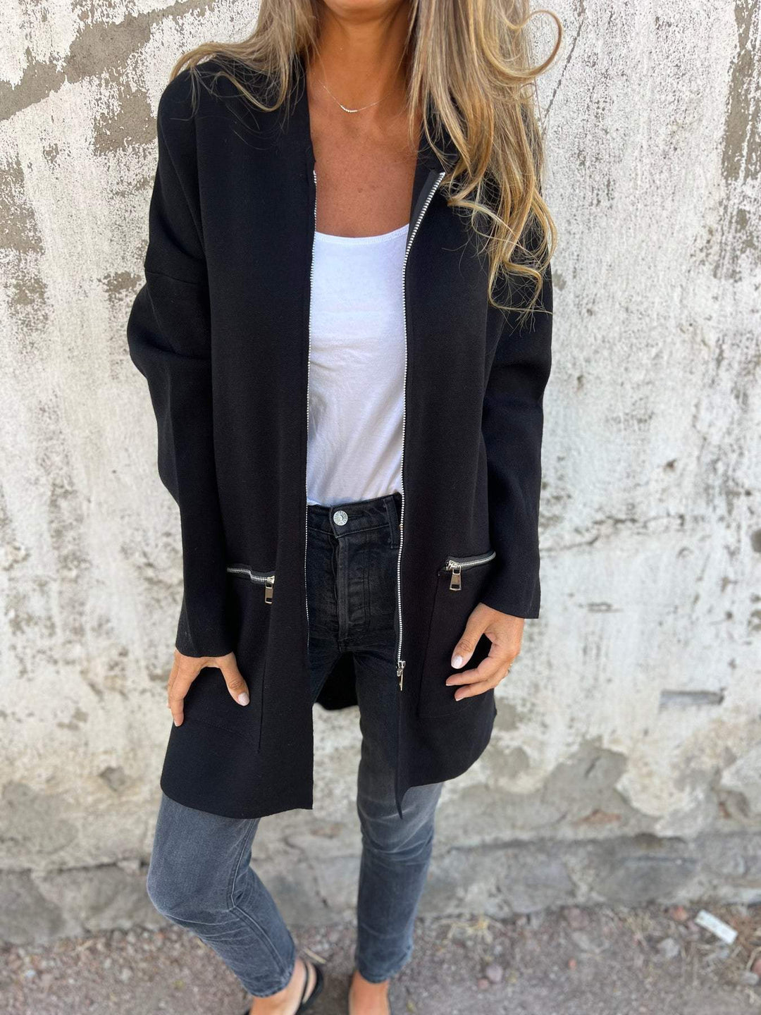 Rachel™ Long Hooded Cardigan