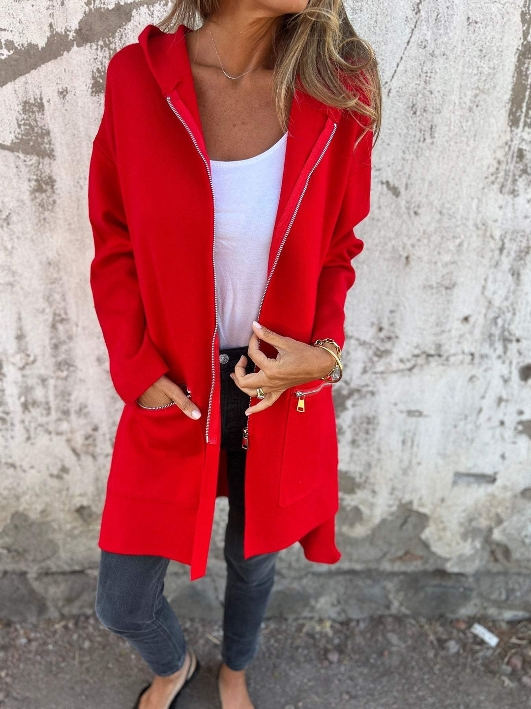 Rachel™ Long Hooded Cardigan