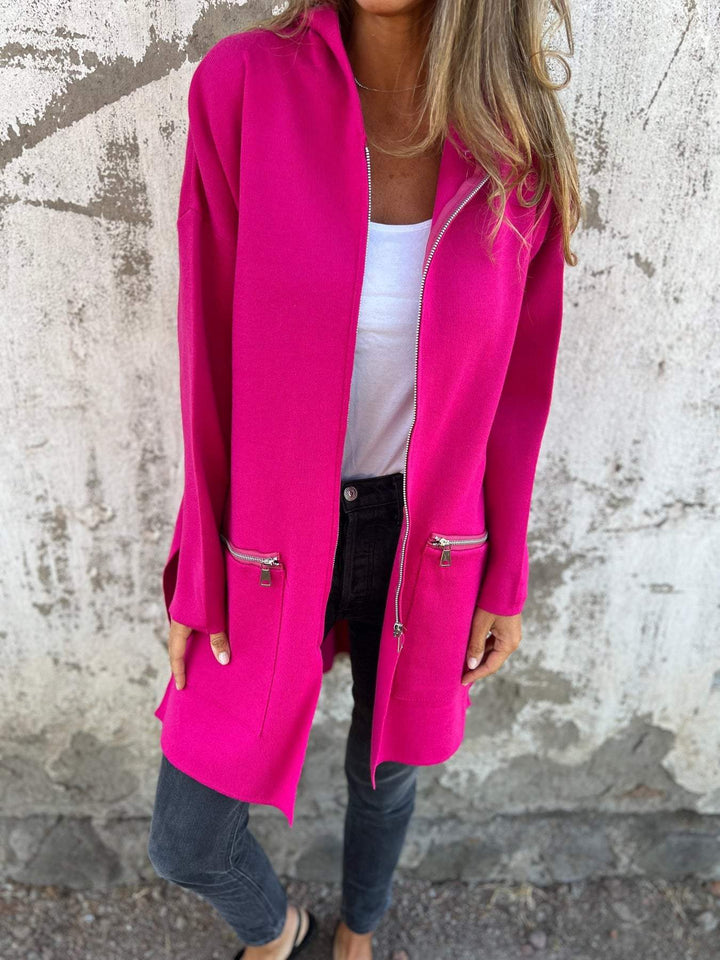 Rachel™ Long Hooded Cardigan