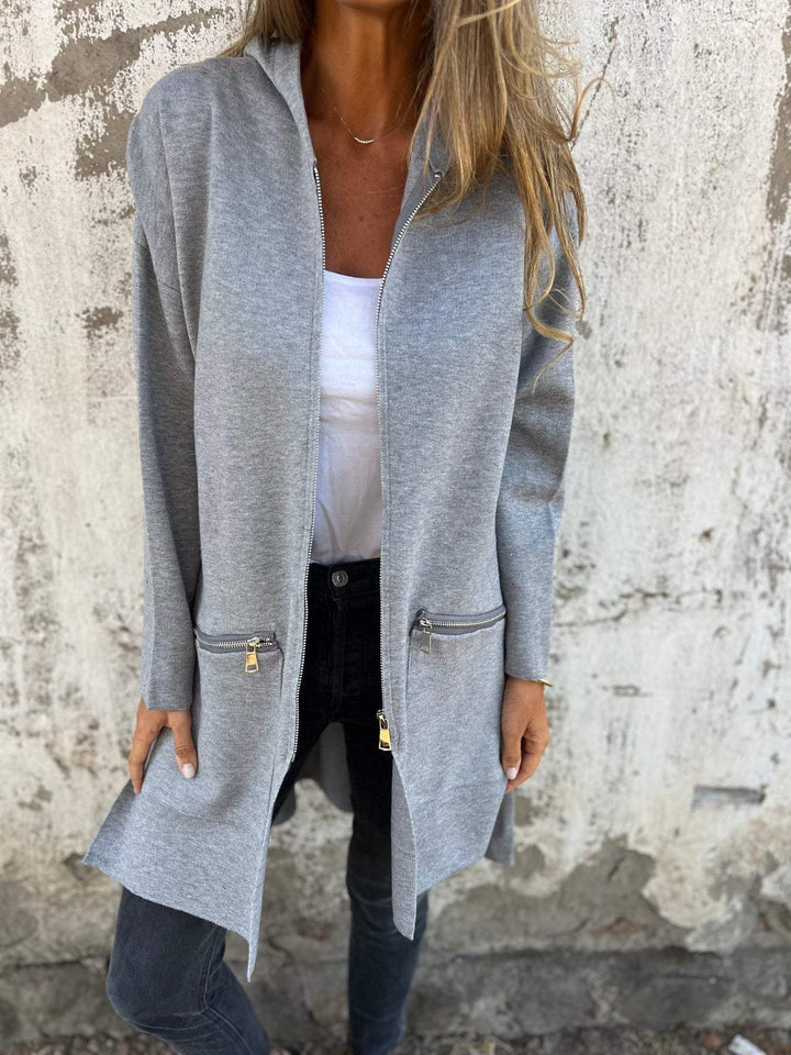 Rachel™ Long Hooded Cardigan